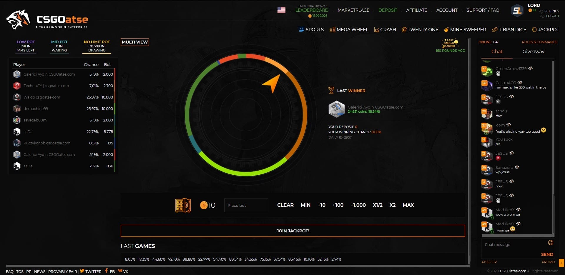 CSGOAtse Jackpot
