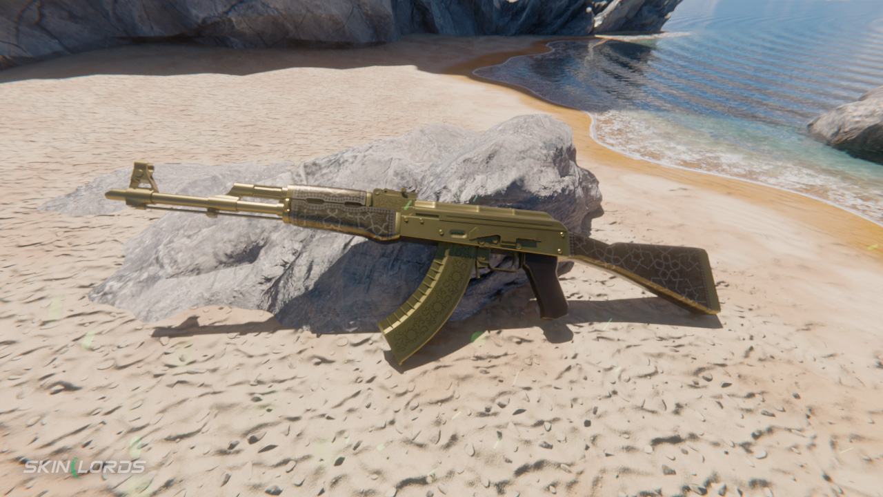 ak-47 gold arabesque
