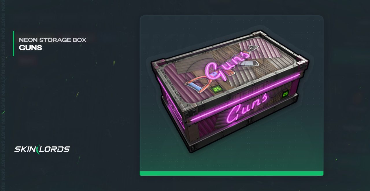 Neon Guns Storage Box