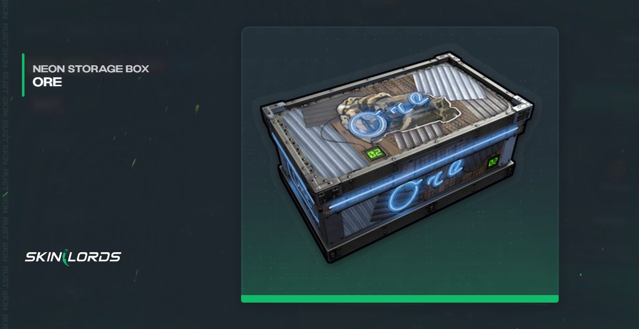 Neon Ore Storage Box