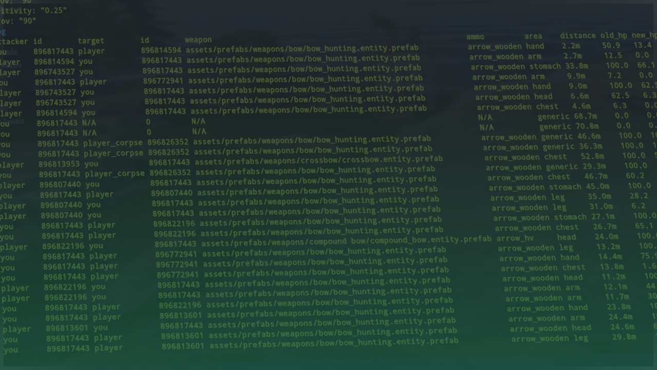 How to Open Combat Log in Rust