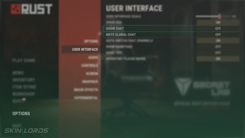 How to Disable Chat or Global Chat in Rust - SkinLords