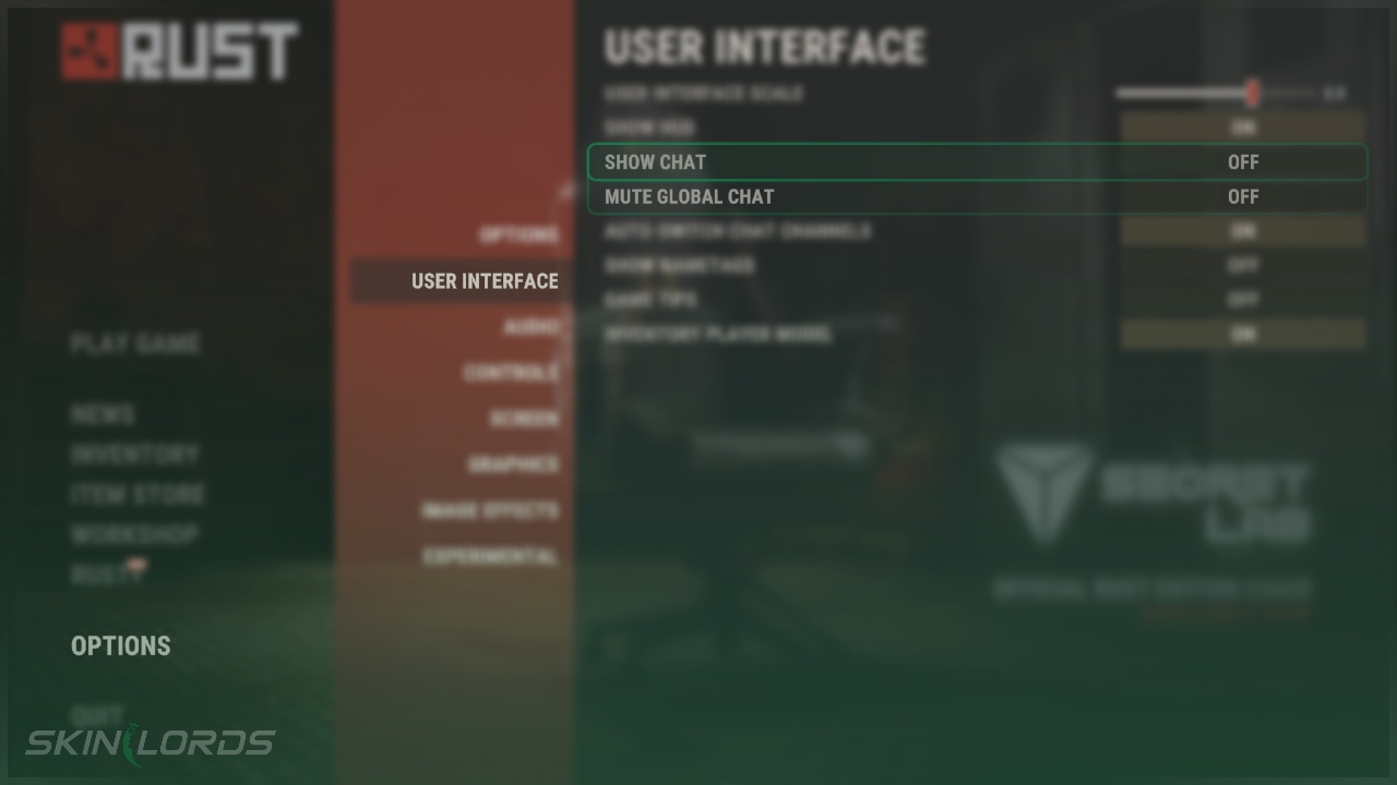 How to Disable Chat or Global Chat in Rust - SkinLords