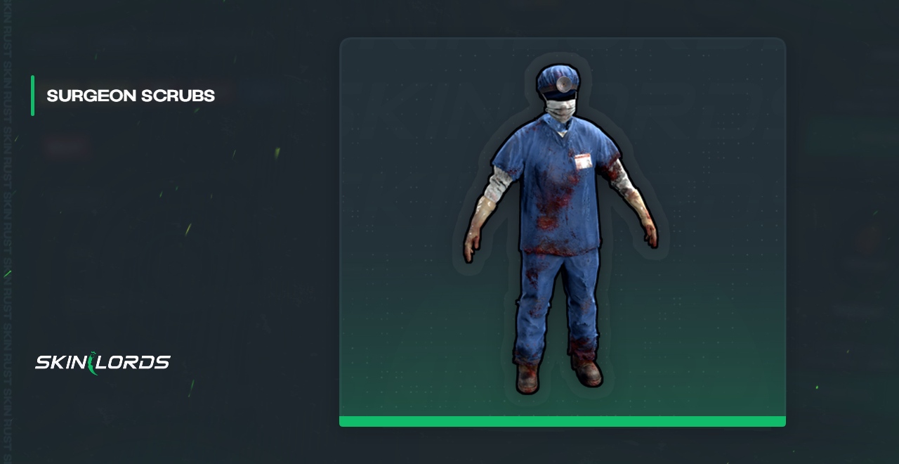 Surgeon Scrubs Rust Skin