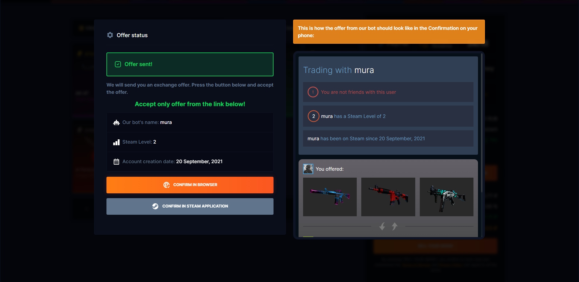 sellyourskins-steam-trade-offer