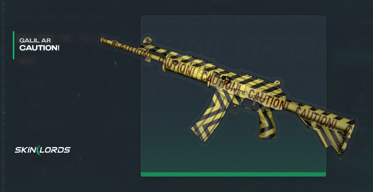 Galil AR Caution! CSGO Skin