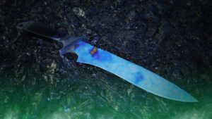 Skeleton Knife Case Hardened | All Blue Gem Seeds