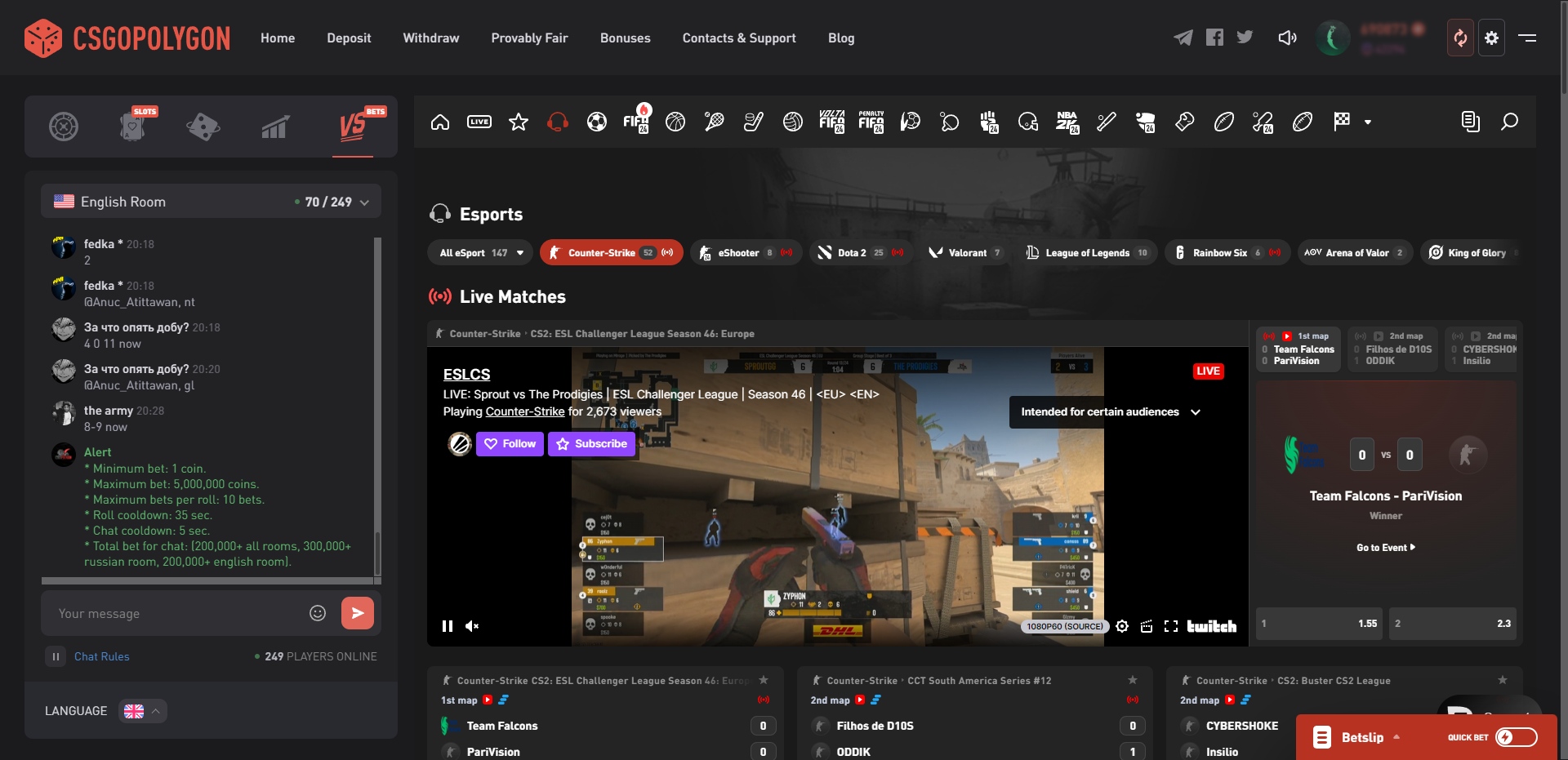 CSGOPolygon Matchbetting Overview