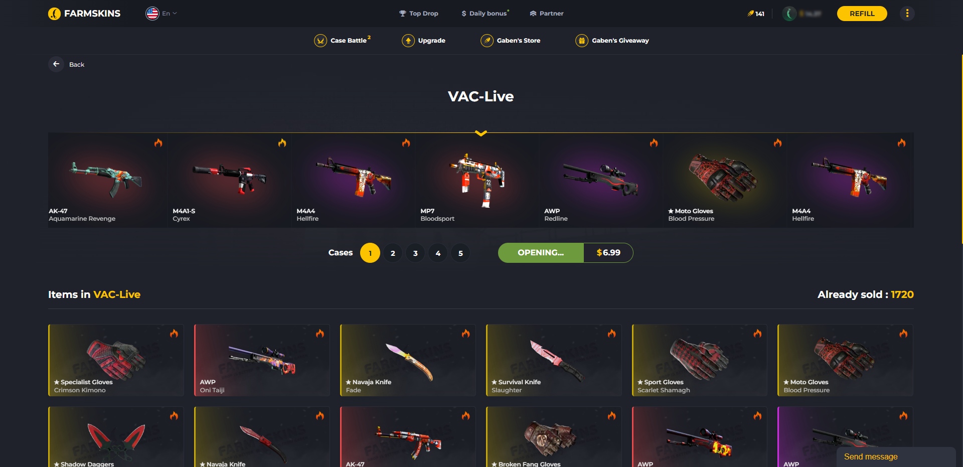 Farmskins VAC-Live Case Opening