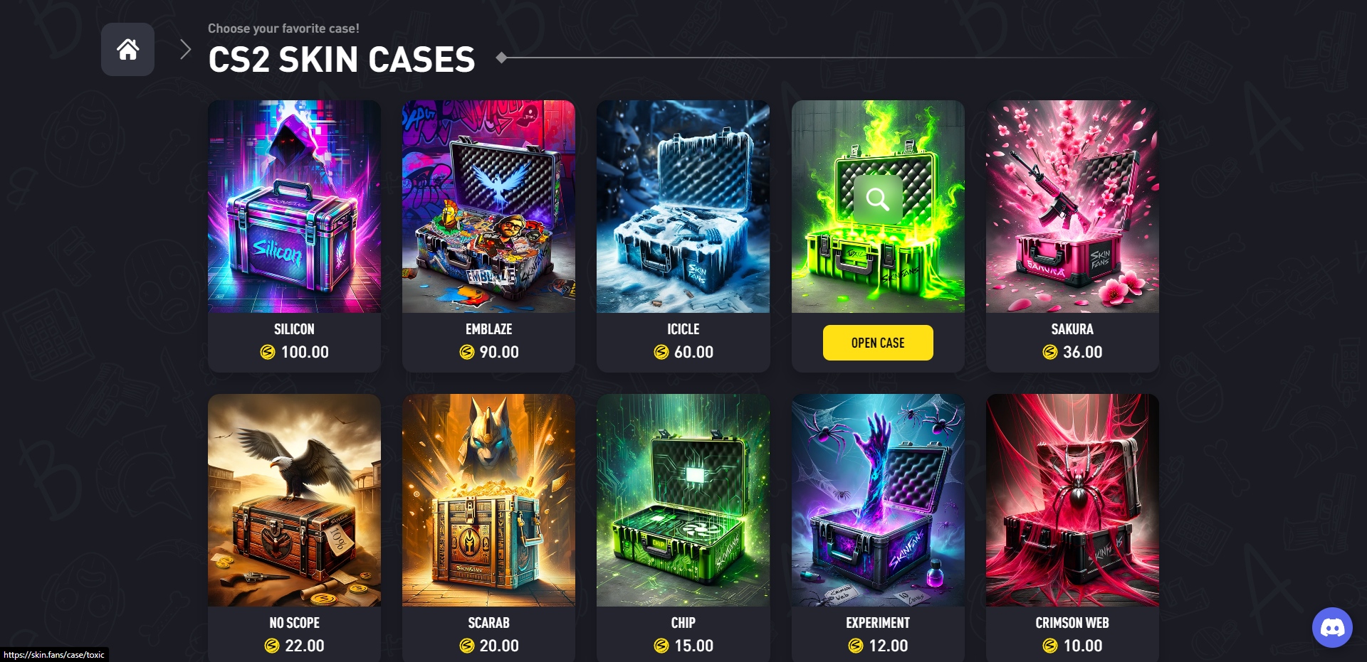 SKINFANS Cases Overview