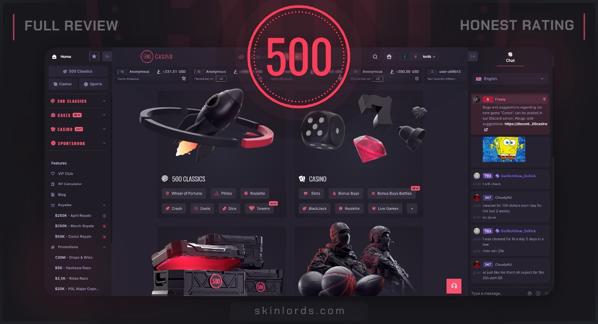 500 casino