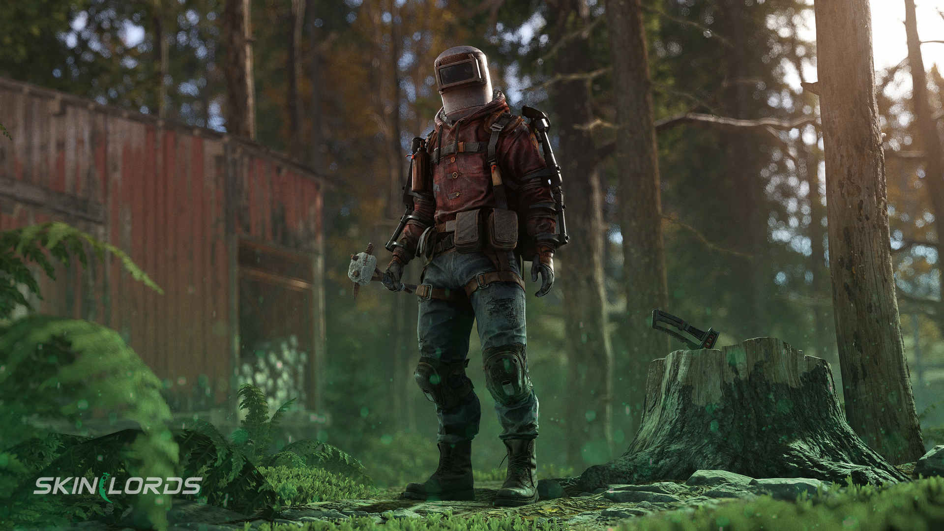Rust Lumberjack Hazmat Suit