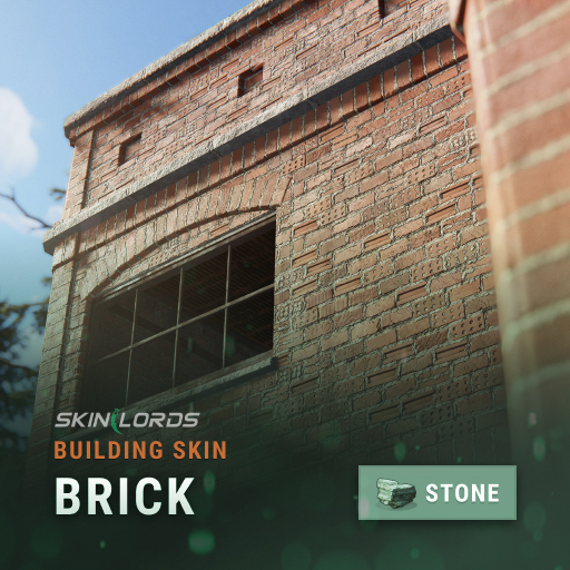 rust brick building skin