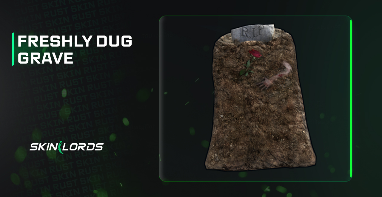 rust freshly dug grave