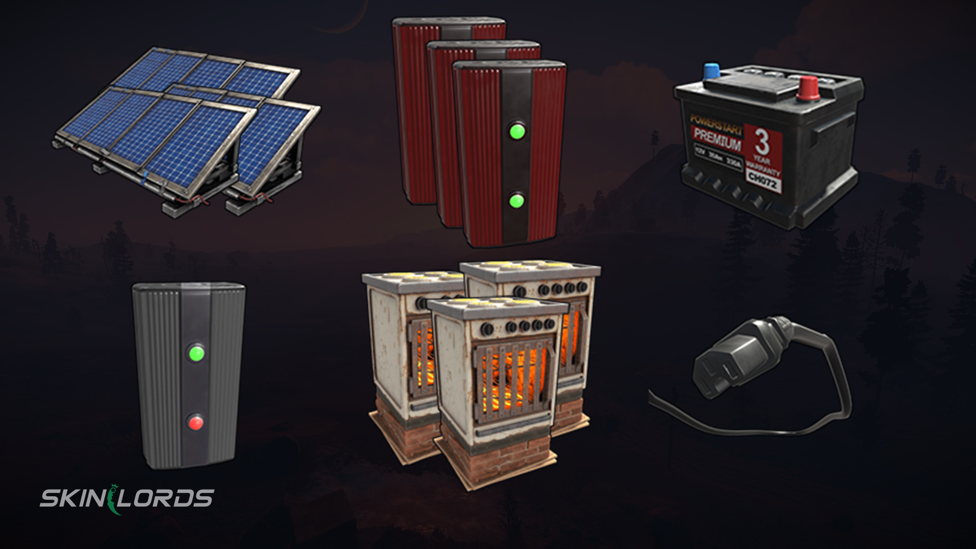 how to set up electric system in rust