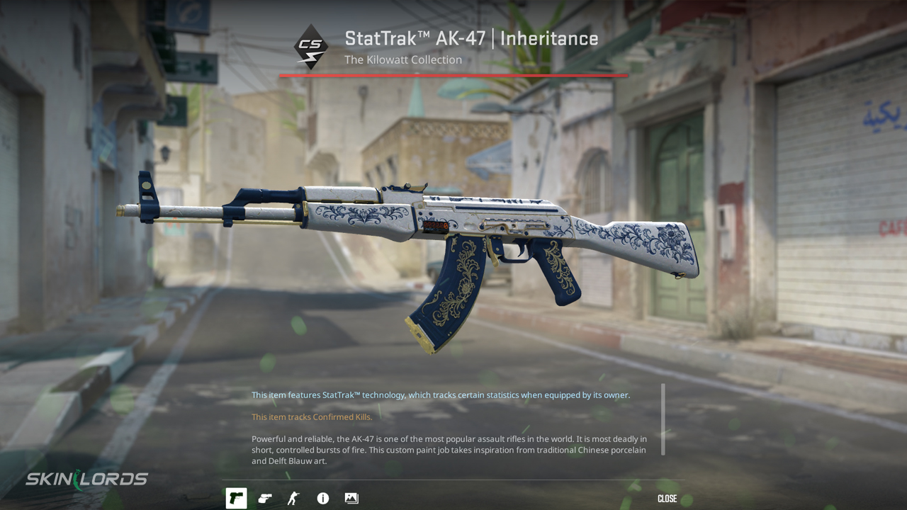 ak-47 | inheritance inspected in game