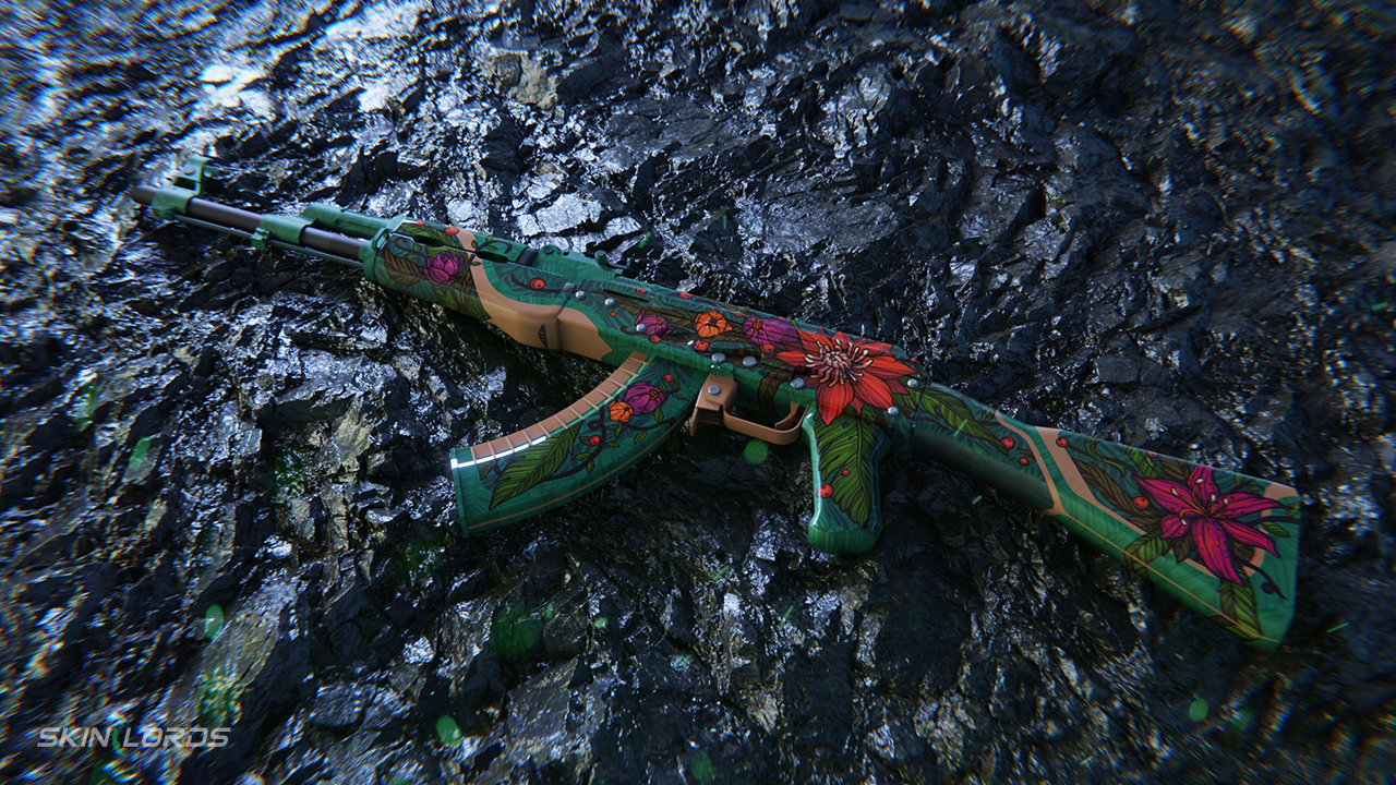 cs2 ak-47 wild lotus skin