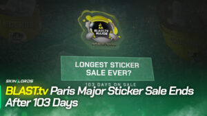 BLAST.tv Paris Major Sticker Sale Ends After 103 Days