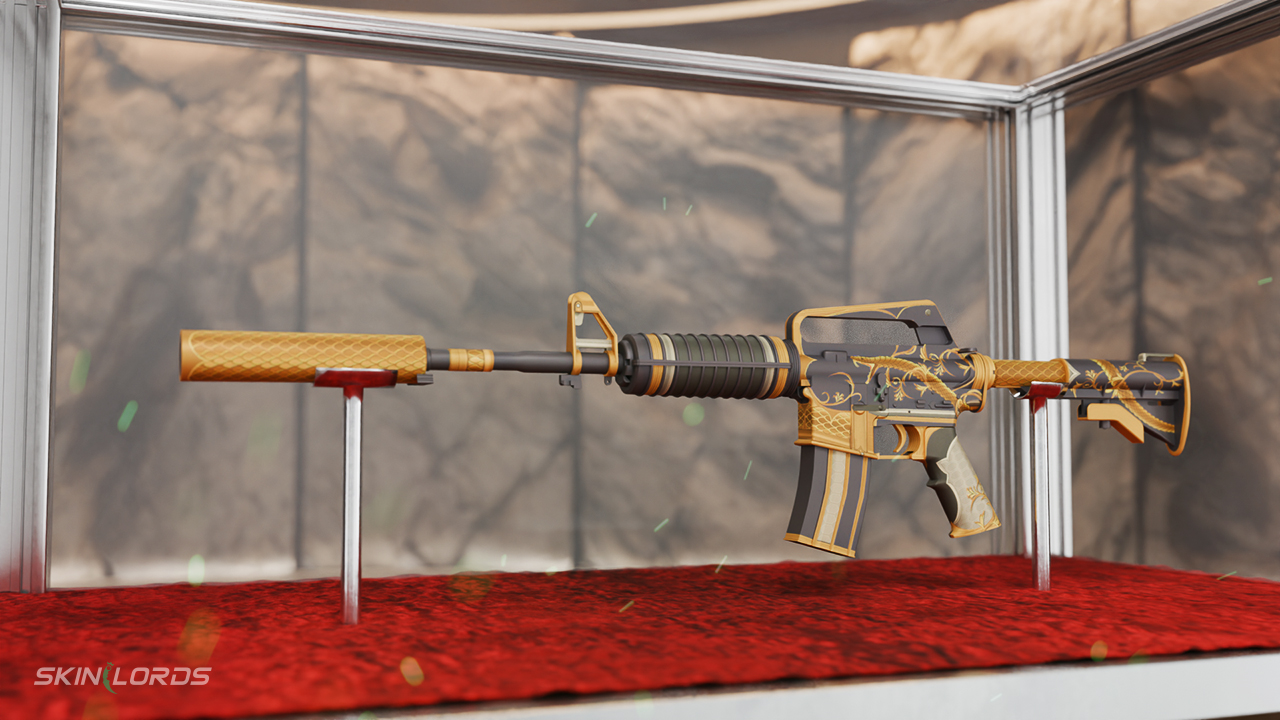 cs2 m4a1-s golden coil skin