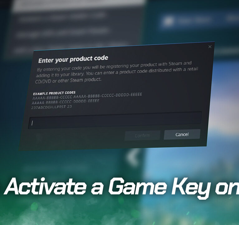 How to Activate a Game Key on Steam