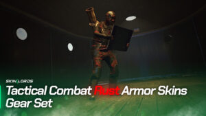 Tactical Combat Rust Armor Skins Gear Set