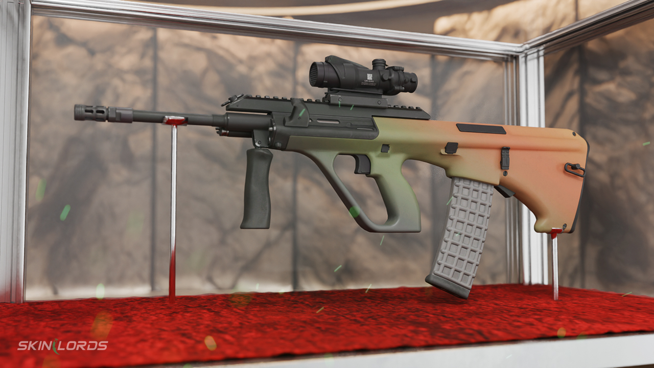 cs2 aug amber fade skin