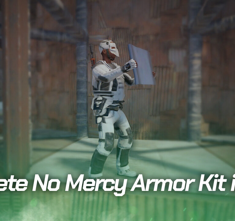 Complete No Mercy Armor Kit in Rust
