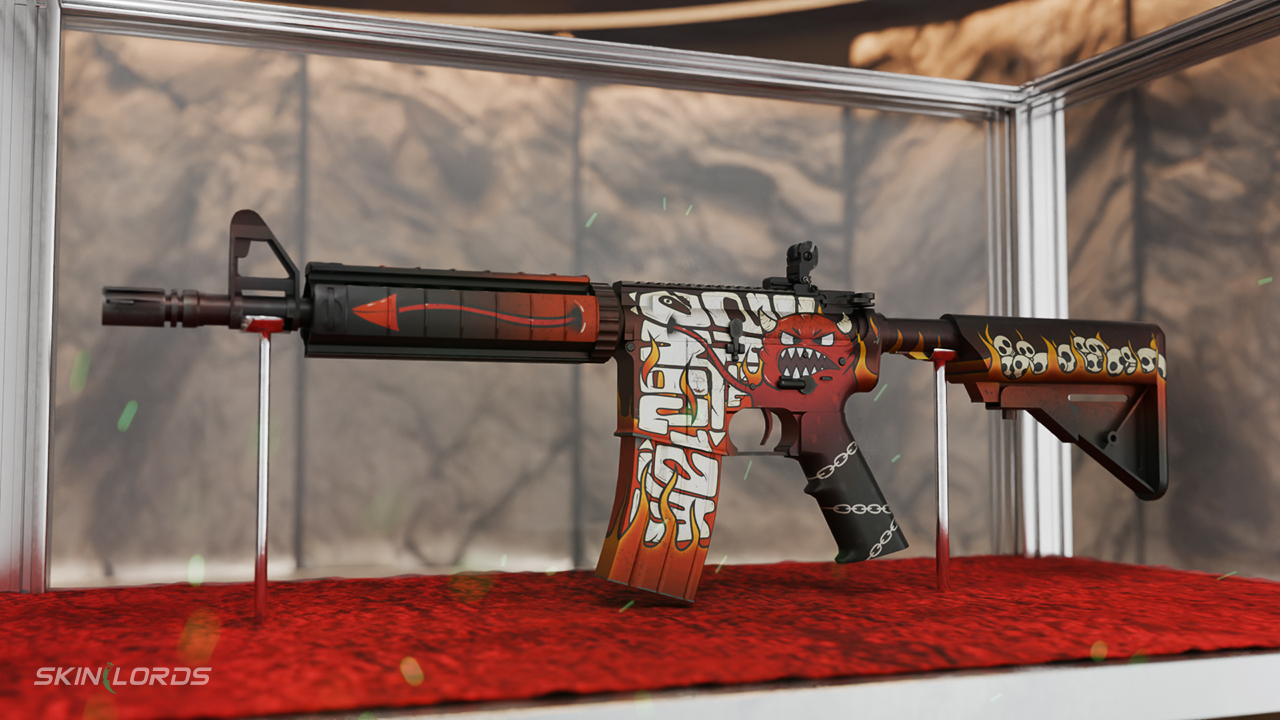 cs2 m4a4 hellfire skin