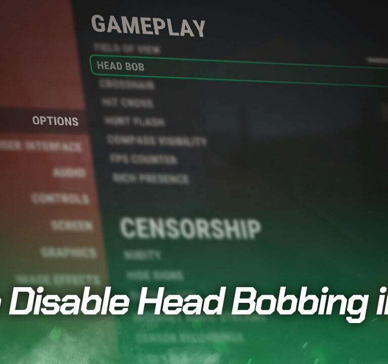 How to Disable Head Bobbing in Rust