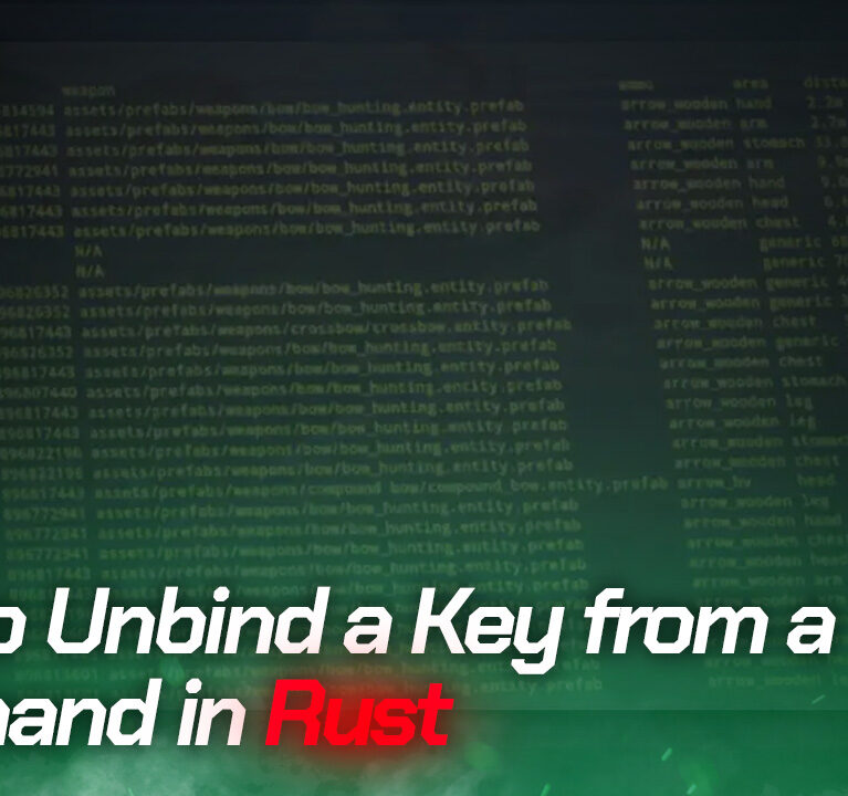 How to Unbind a Key from a Command in Rust