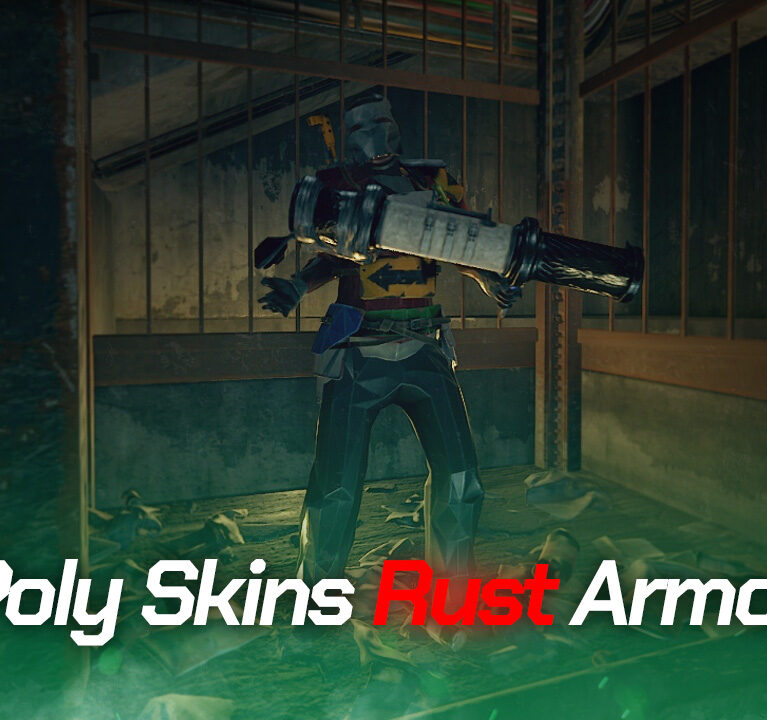 Low Poly Skins Rust Armor Set