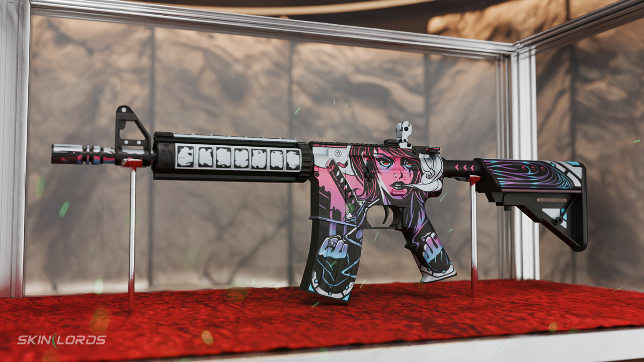 cs2 m4a4 neo-noir skin