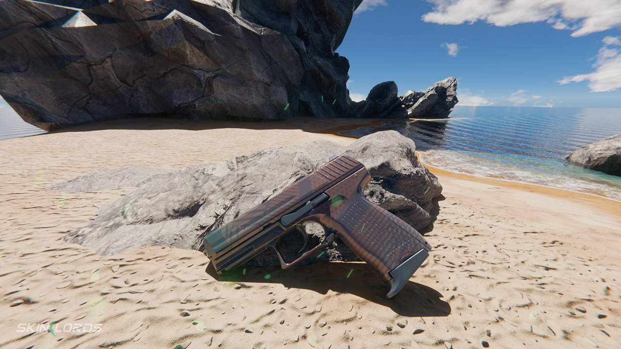 cs2 p2000 coral halftone skin