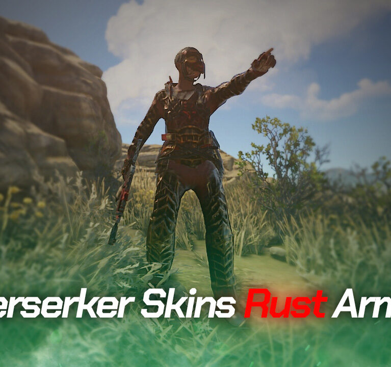 The Berserker Skins Rust Armor Set