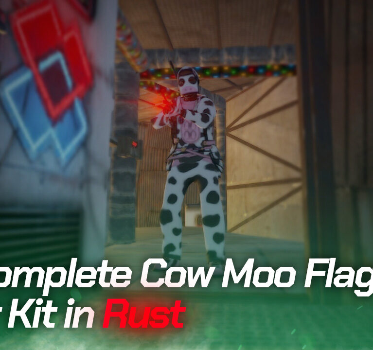 The Complete Cow Moo Flage Armor Kit in Rust