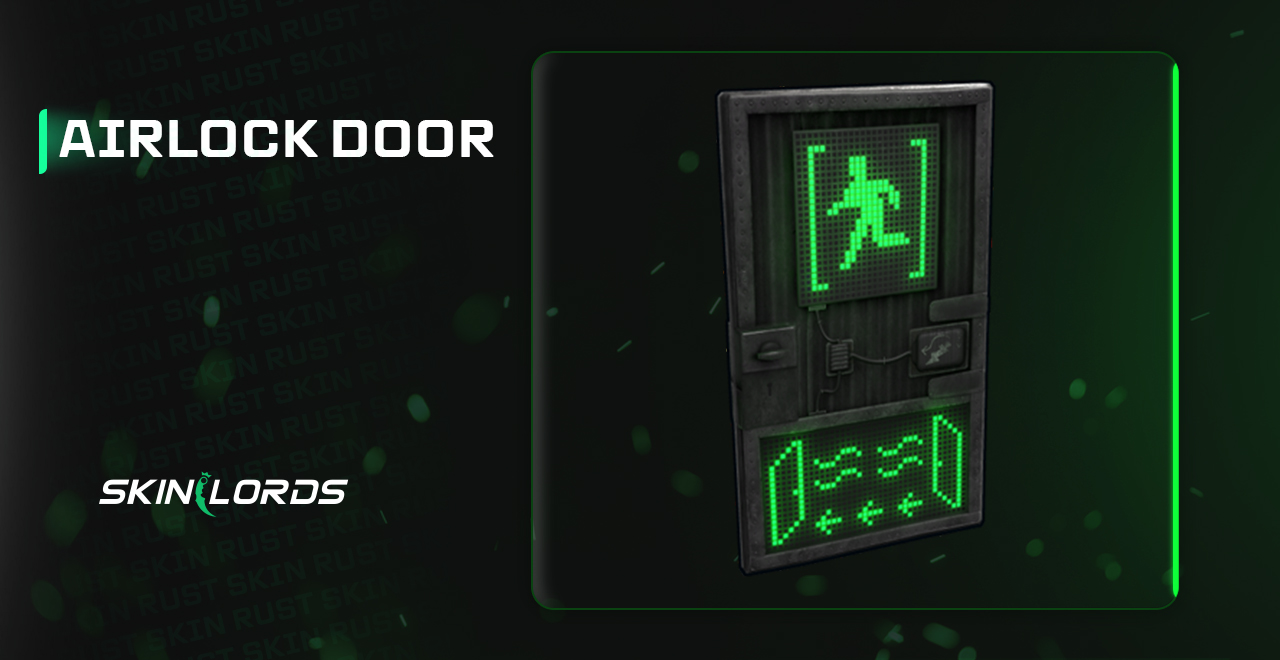 rust airlock sheet metal door skin