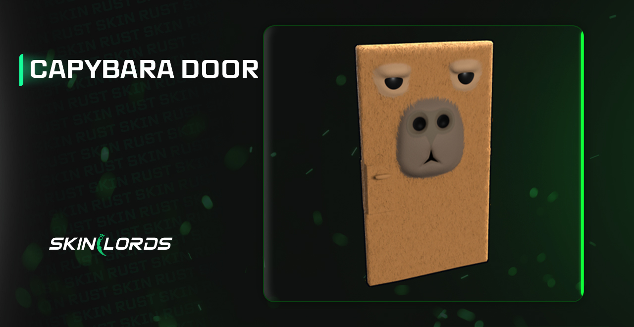 rust capybara sheet metal door skin