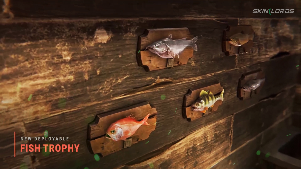 rust fish trophy