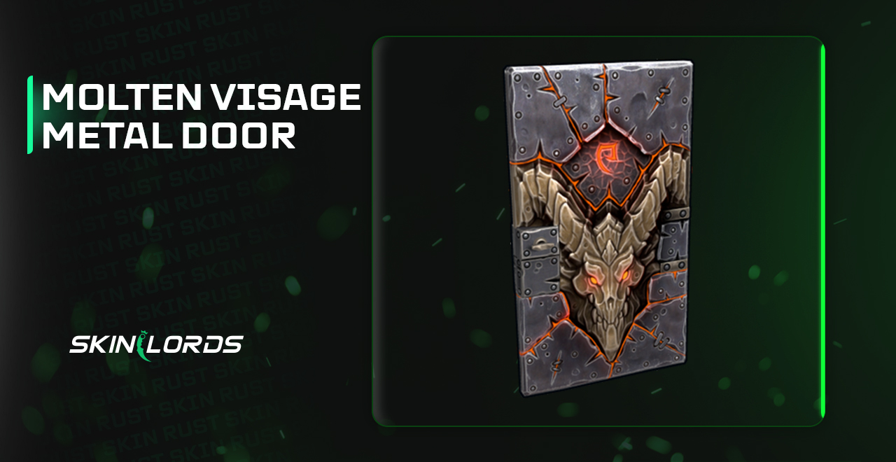 rust molten visage sheet metal door skin