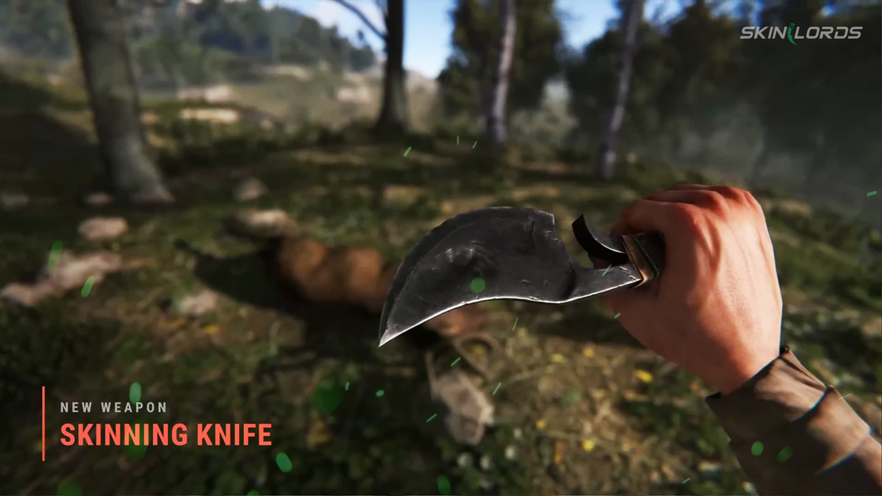 rust skinning knife