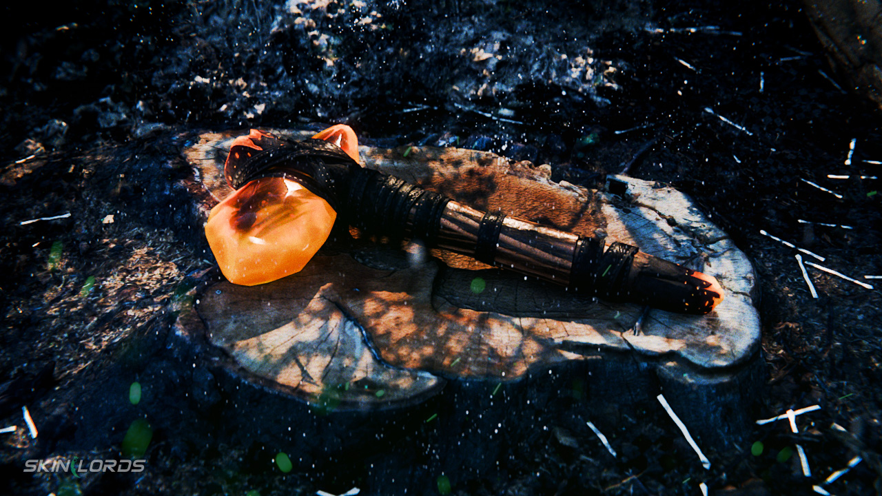 Ancient Amber Stone Hatchet