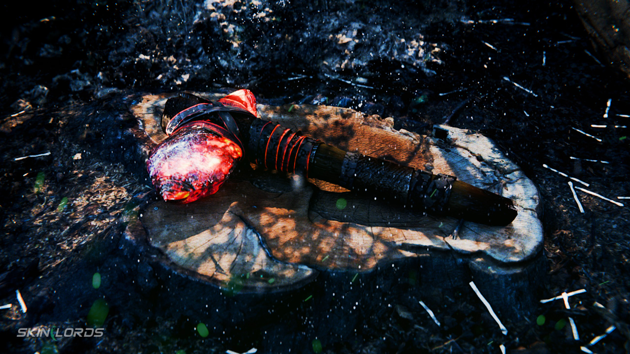 Volcanic Stone Hatchet rust