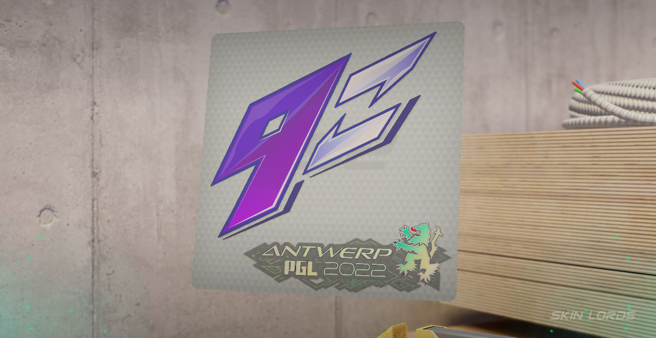 9z Team Antwerp 2022 purple cs2 sticker