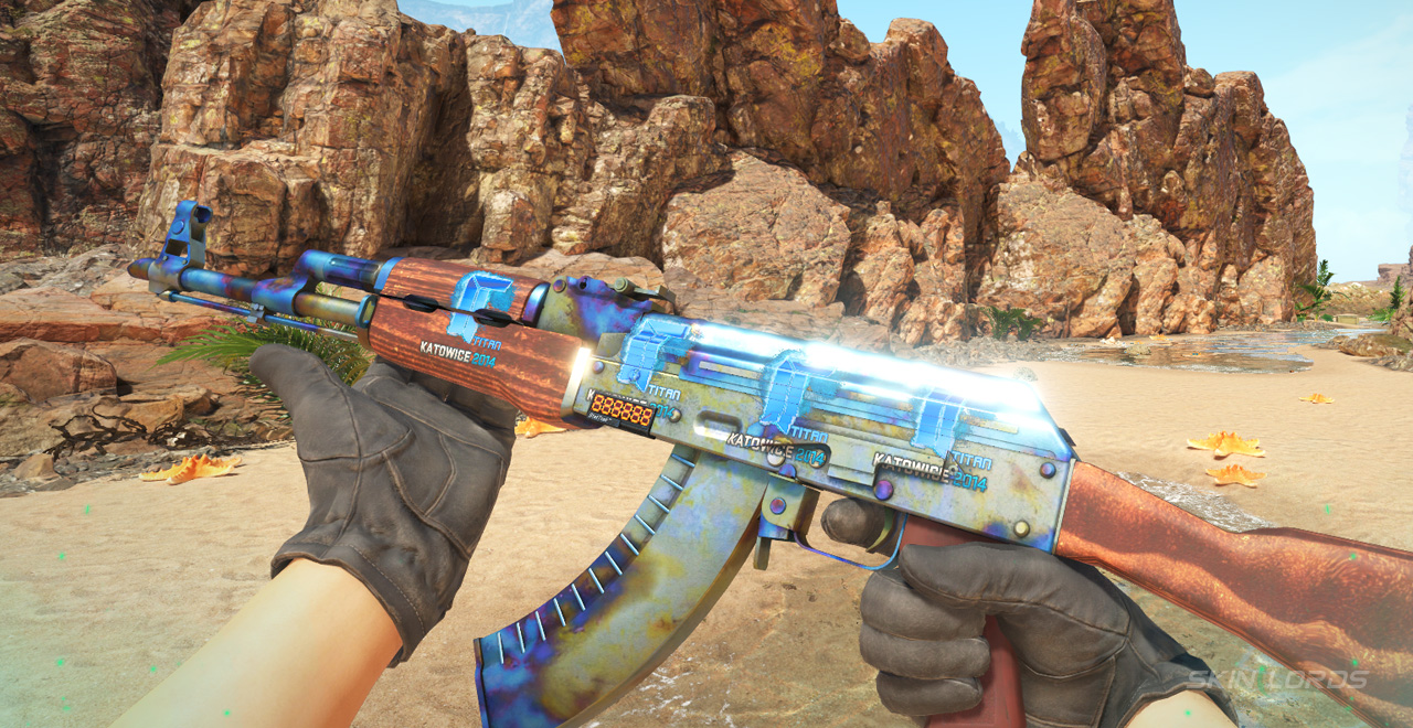 ak47 case hardened blue gem from the most expensive cs2 inventory