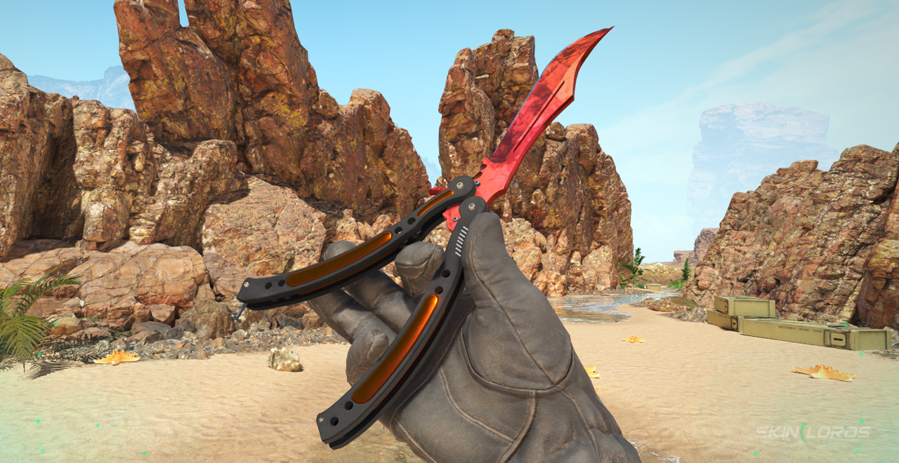 butterfly knife ruby from the most expensive cs2 inventory