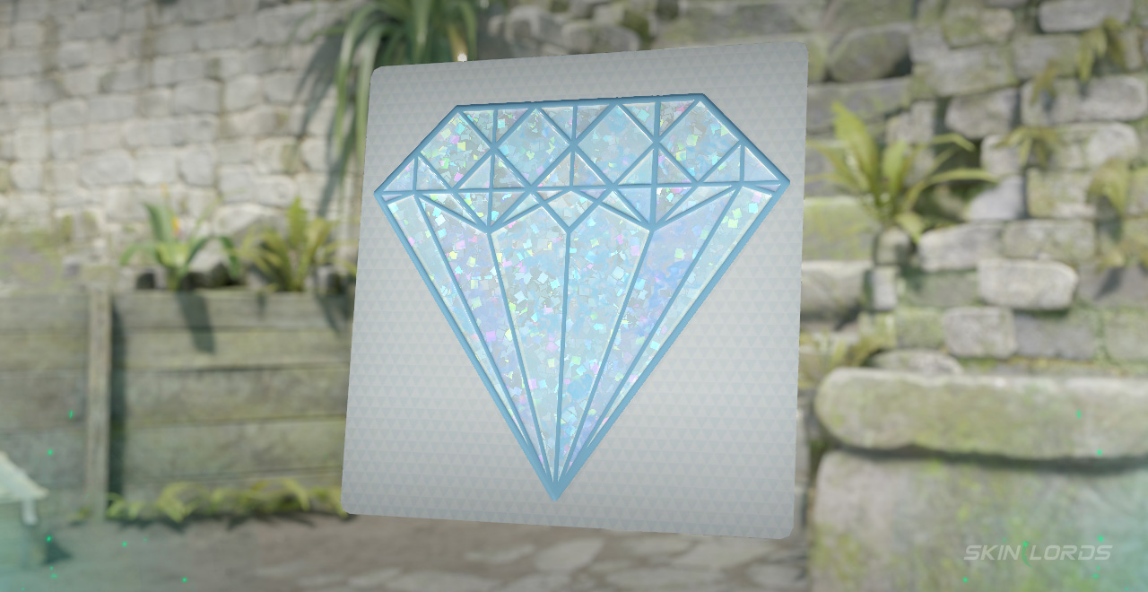 Blue Gem (Glitter) blue cs2 sticker