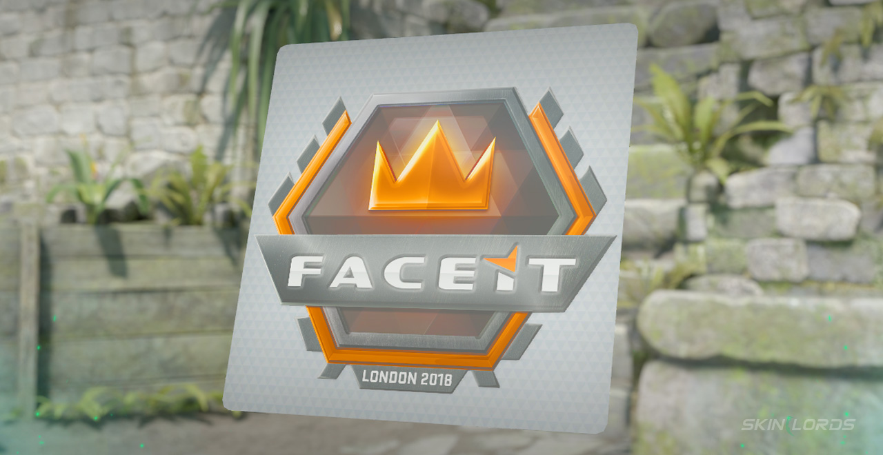 FACEIT London 2018 orange cs2 stickers