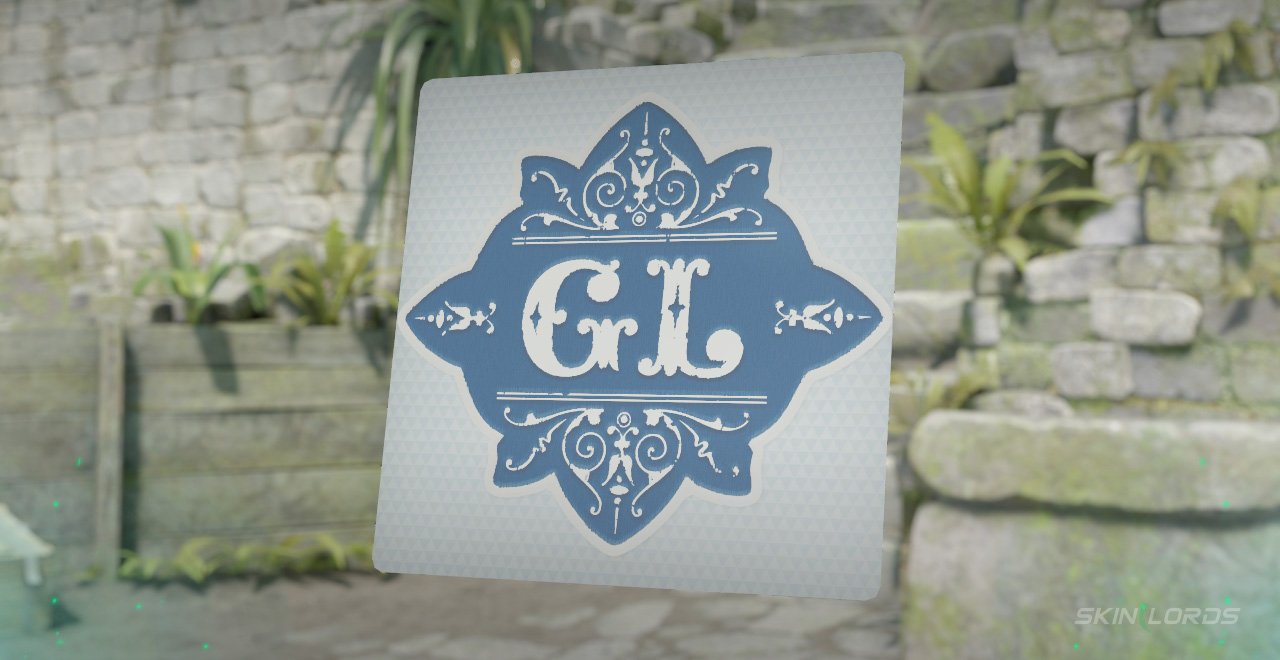 Good Luck blue cs2 sticker