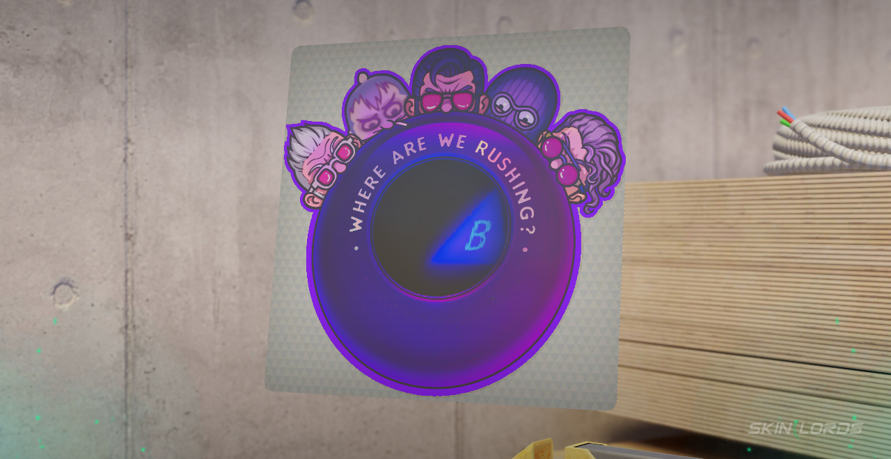 Magic Rush Ball (Lenticular) purple cs2 sticker