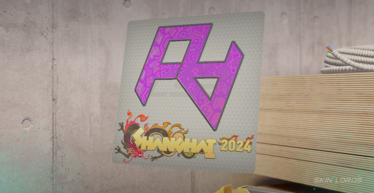 Rare Atom (Holo) Shanghai 2024 purple cs2 sticker